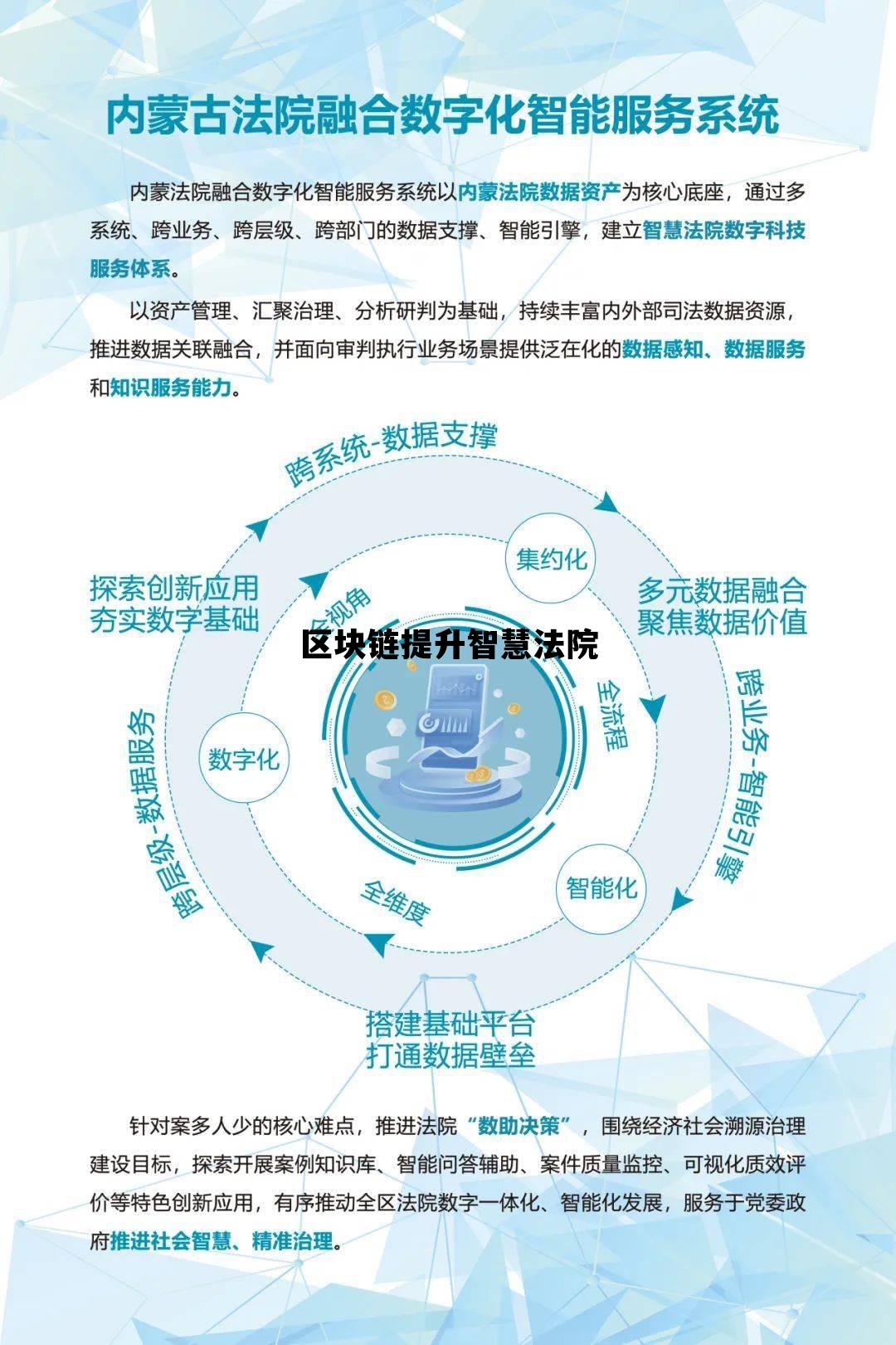 区块链+司法_区块链提升智慧法院