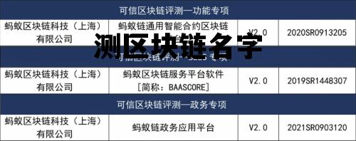 测区块链名字的网站_测区块链名字